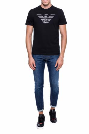 T-shirt with a logo, zdjęcie 2 T-shirt with a logo od Emporio Armani